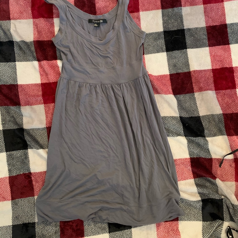 Grey skater dress